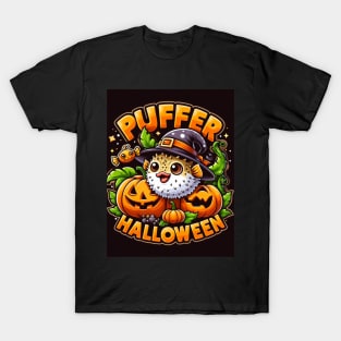 Puffer Fish Puffer Halloween T-Shirt